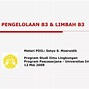 Karakteristik Limbah B3 Jurnal